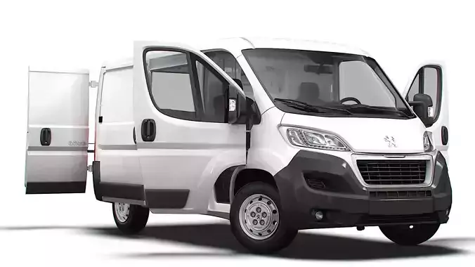 Peugeot Boxer Van L1H1 HQ Interior 2023 3D model