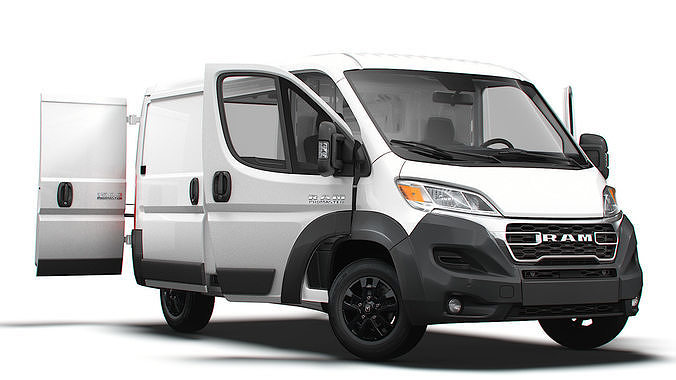 RAM Promaster Van L1H1 HQ Interior 2023 3D model