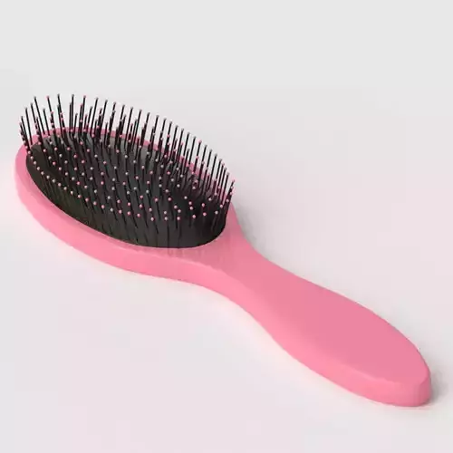 Pink Hairbrush model