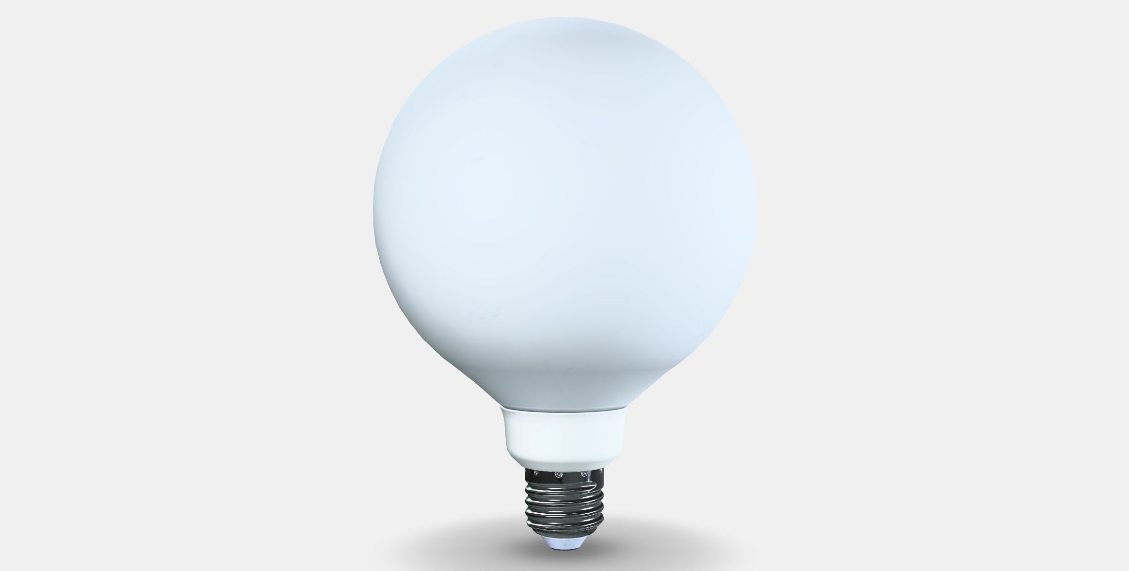 TRADFRI LED bulb E27 470 lumen Low-poly 3D model_16