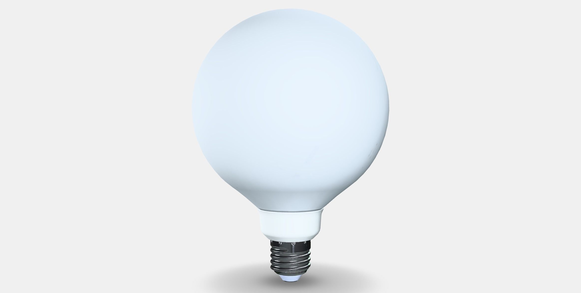 TRADFRI LED bulb E27 470 lumen Low-poly 3D model_5