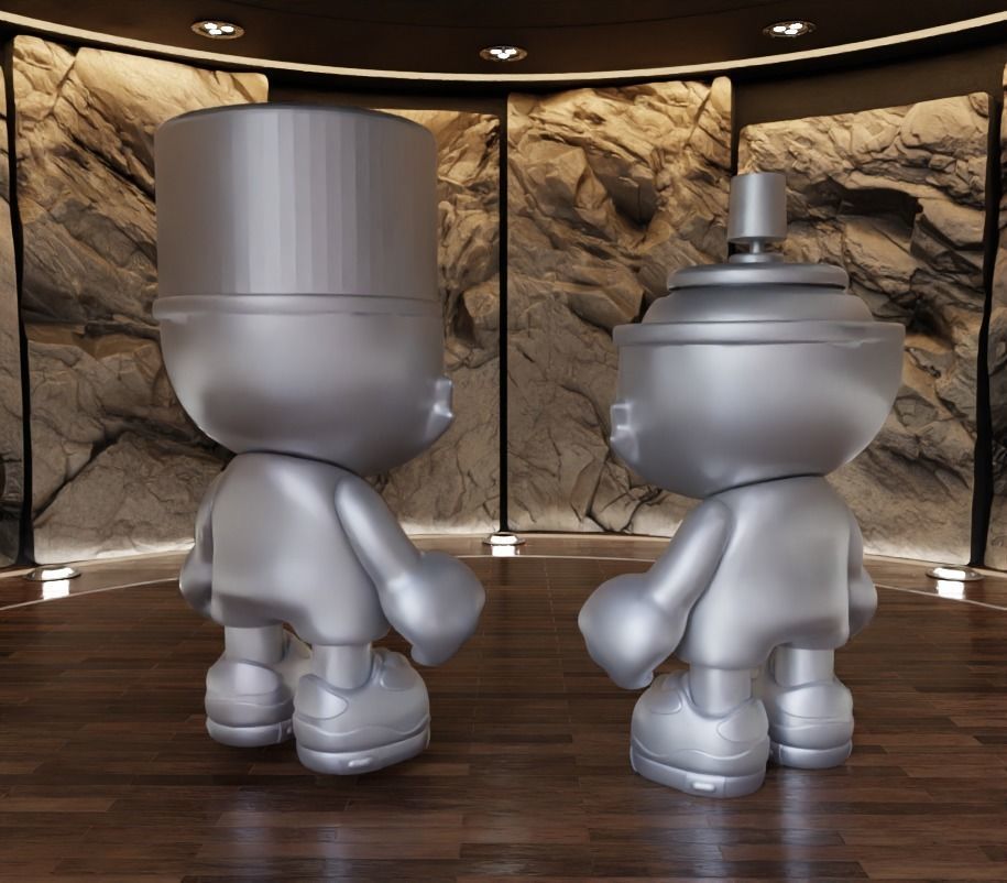 Super Plastic Kranky Fan Art Toy 3D print model_5