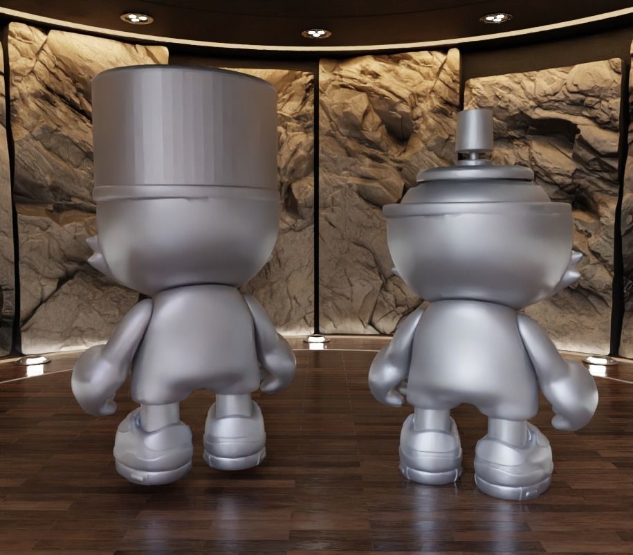 Super Plastic Kranky Fan Art Toy 3D print model_6