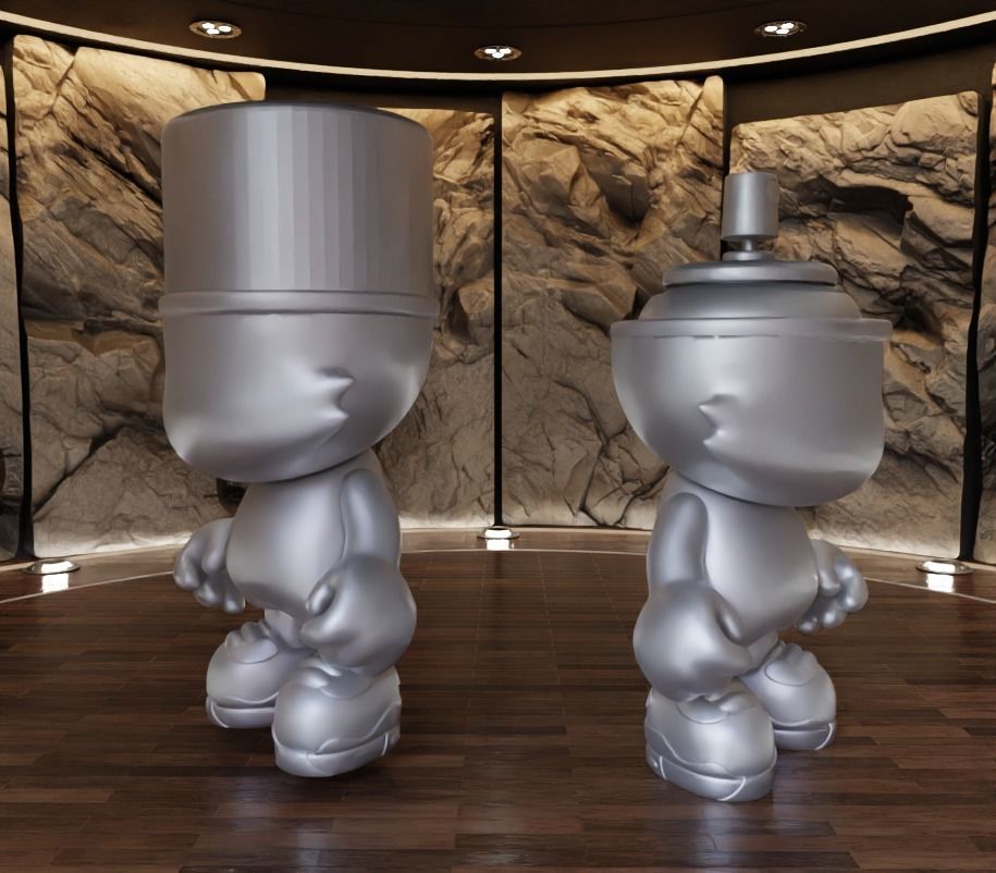 Super Plastic Kranky Fan Art Toy 3D print model_8