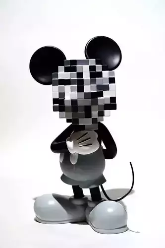 Mickey Mouse Mosaic Fan Art Toy 