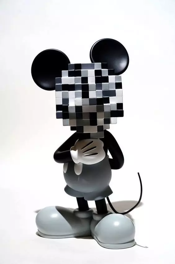 Mickey Mouse Mosaic Fan Art Toy 3D print model