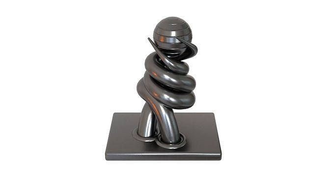 abstract model hug Low-poly 3D model