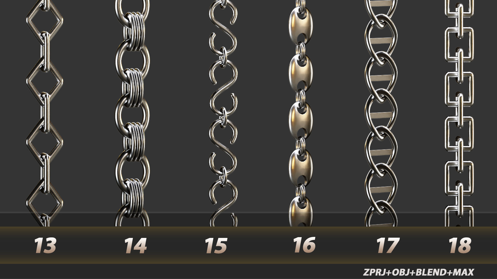 18 Chains-Vol 1 3D model_4