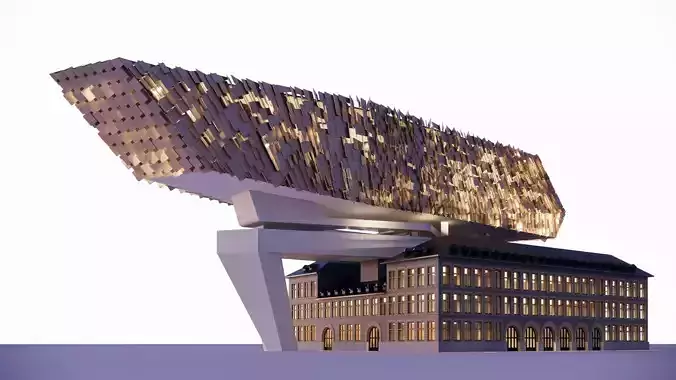 Transforming Zaha Hadid Design 3D model