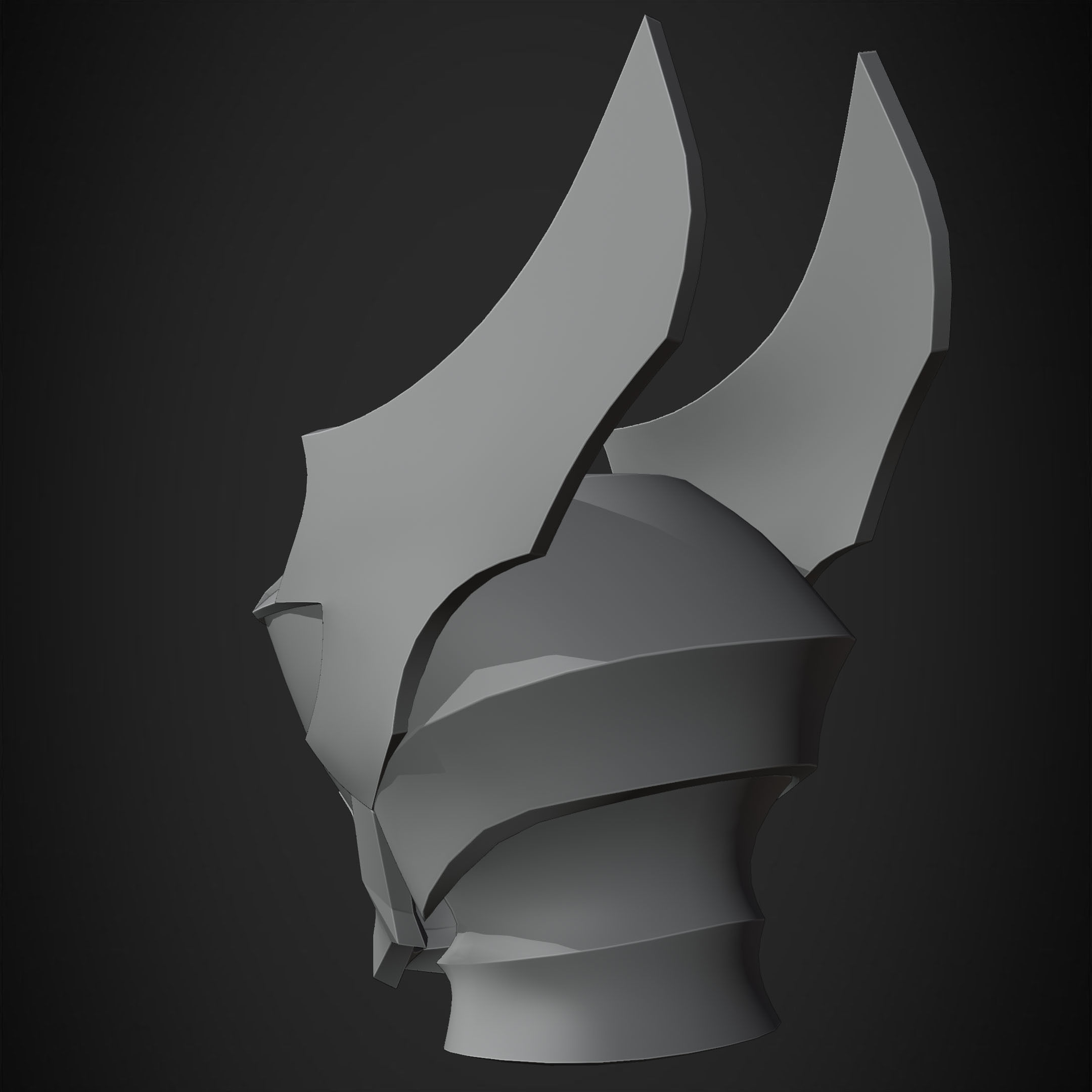 Kingdom Hearts Ventus Helmet for Cosplay 3D print model_20