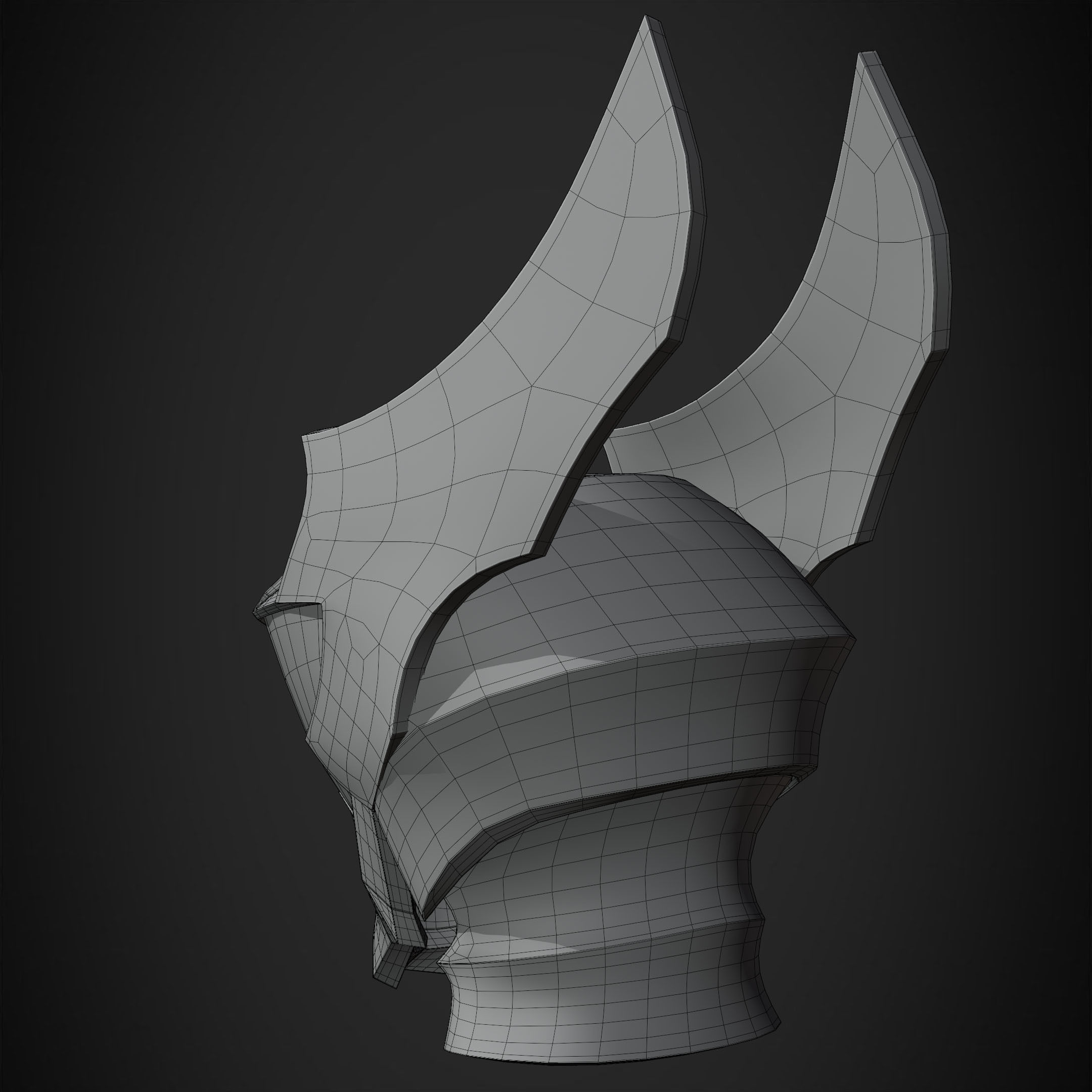 Kingdom Hearts Ventus Helmet for Cosplay 3D print model_19