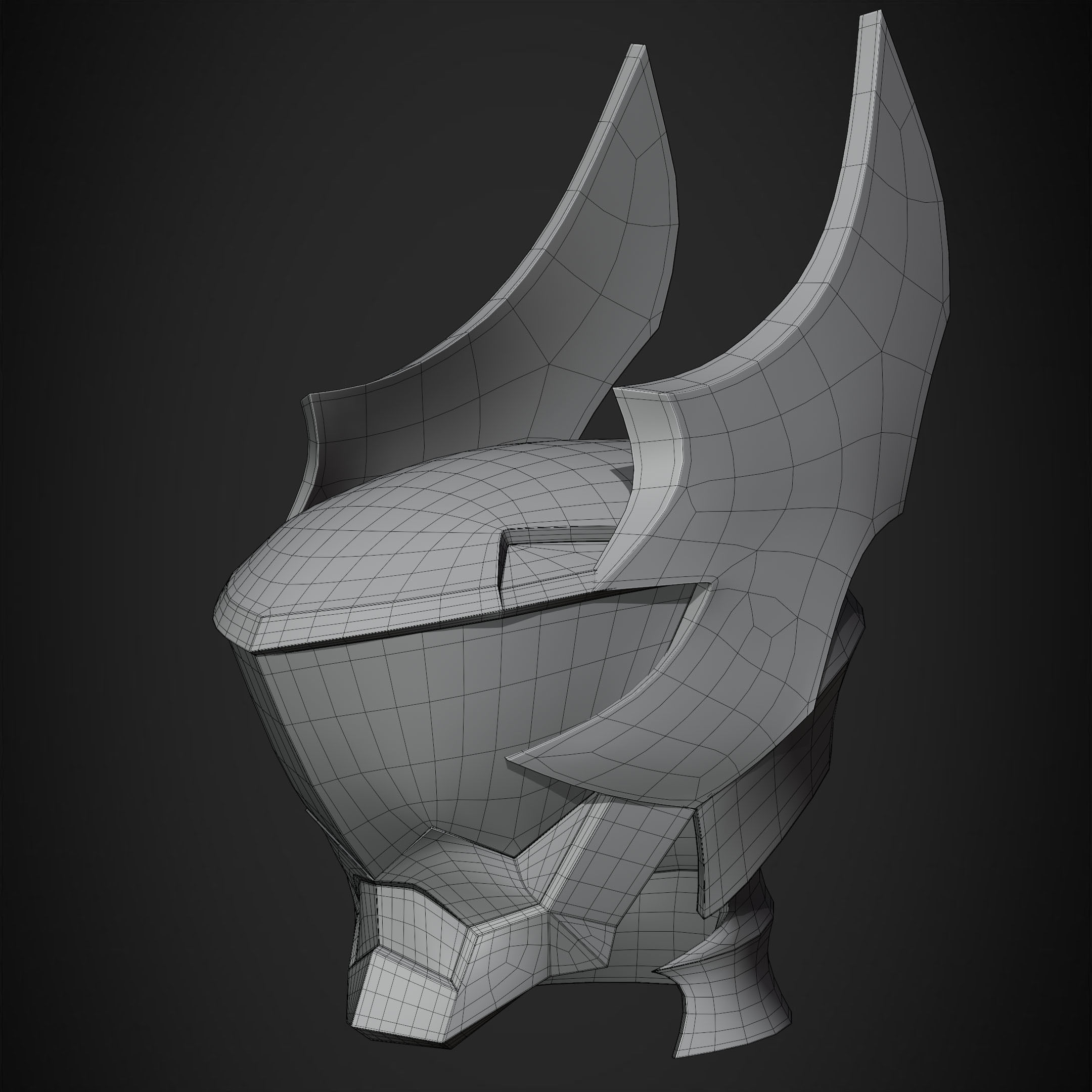 Kingdom Hearts Ventus Helmet for Cosplay 3D print model_15