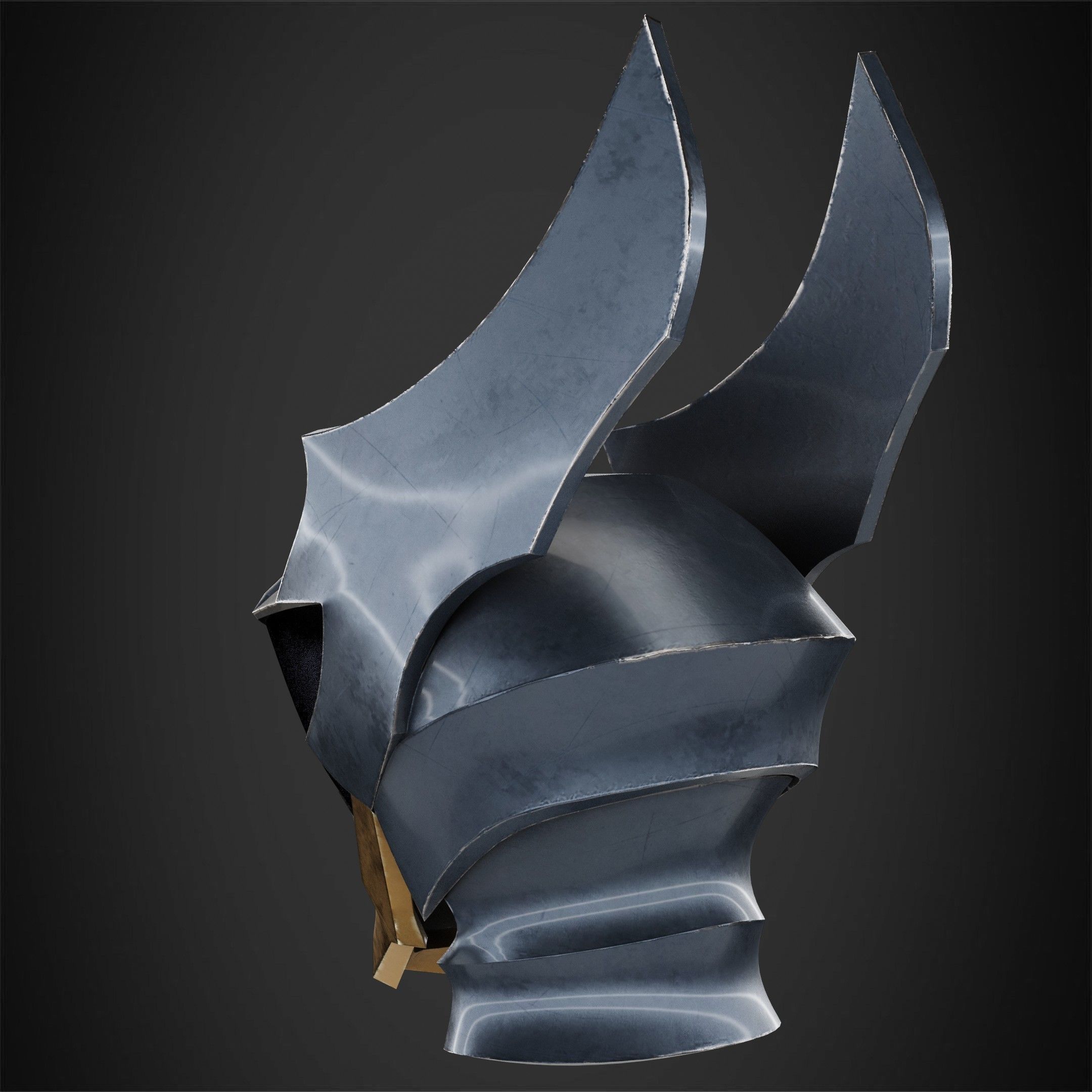 Kingdom Hearts Ventus Helmet for Cosplay 3D print model_5