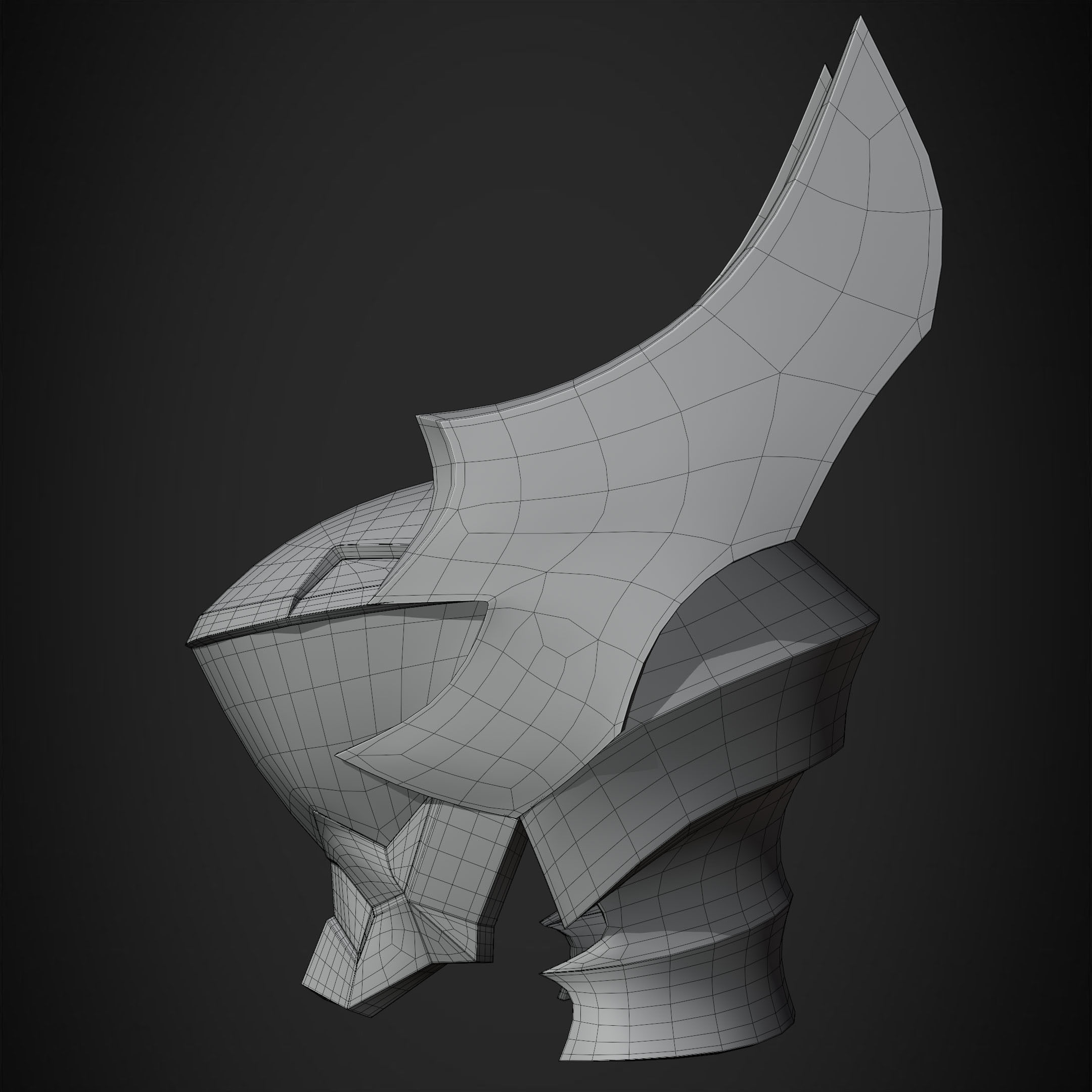 Kingdom Hearts Ventus Helmet for Cosplay 3D print model_17