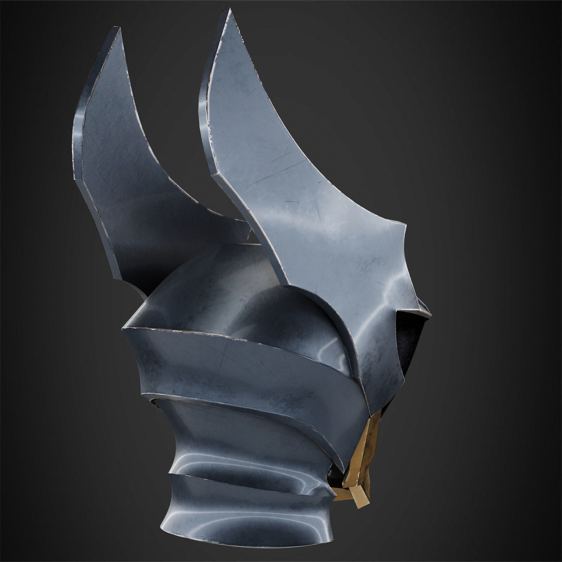 Kingdom Hearts Ventus Helmet for Cosplay 3D print model_7
