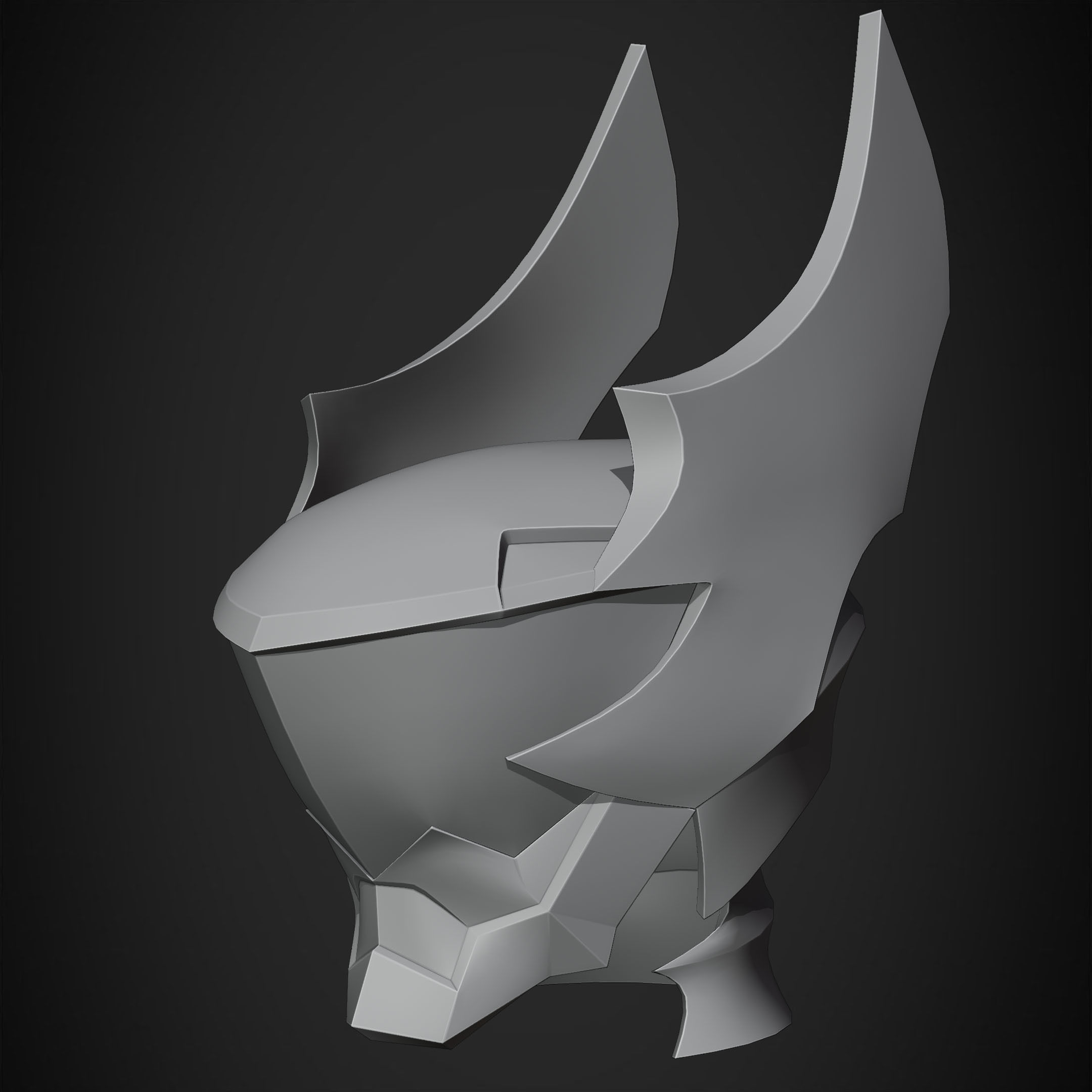 Kingdom Hearts Ventus Helmet for Cosplay 3D print model_16