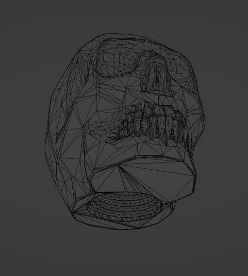 Skull Schrader Valve Caps 3D print model_12