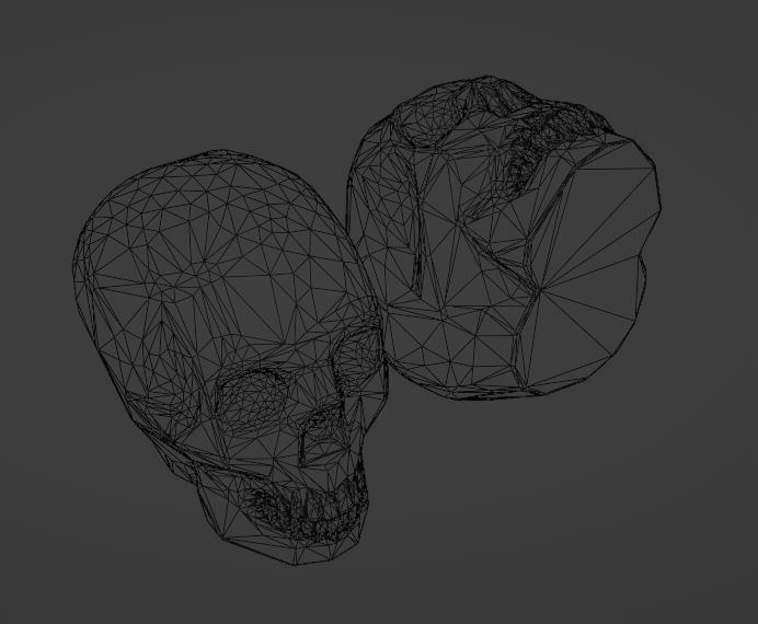 Skull Schrader Valve Caps 3D print model_11