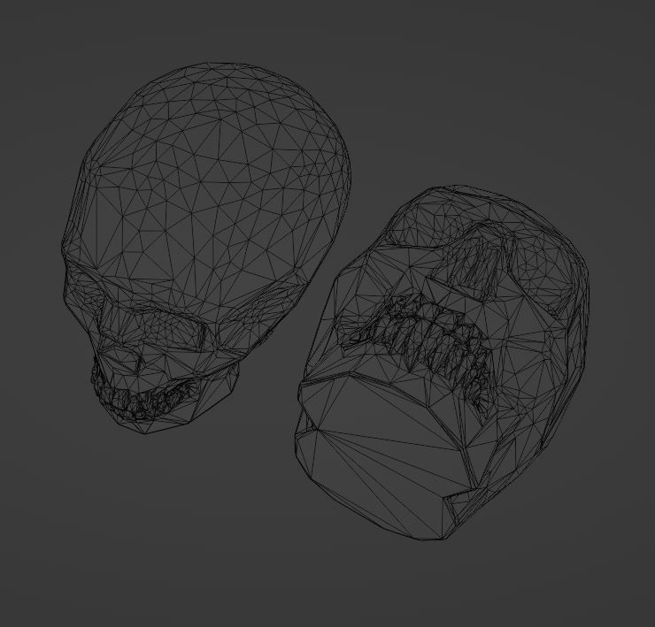 Skull Schrader Valve Caps 3D print model_9