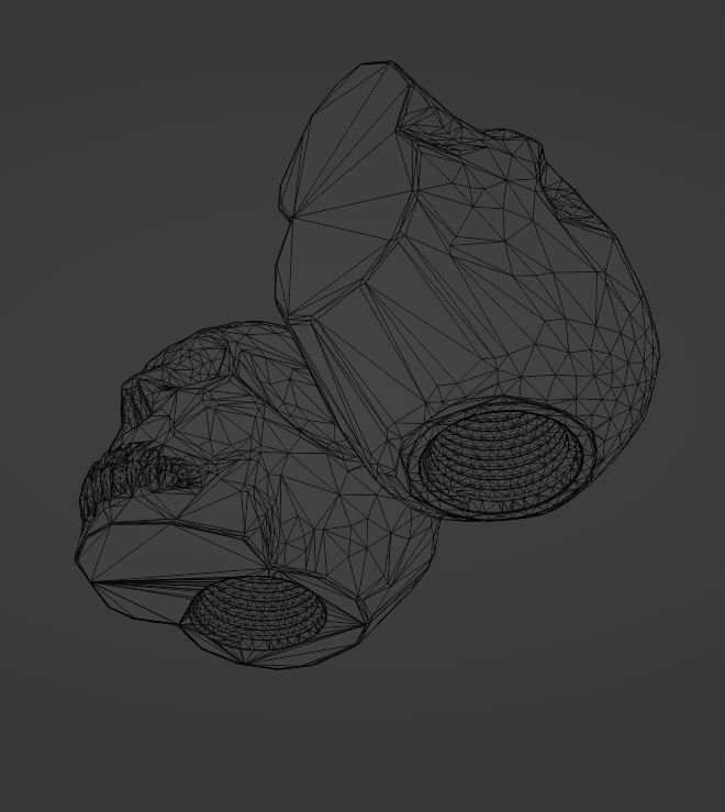 Skull Schrader Valve Caps 3D print model_14