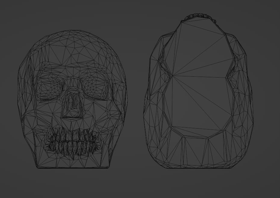 Skull Schrader Valve Caps 3D print model_3