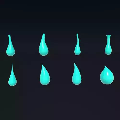 Rain Drops  3D model