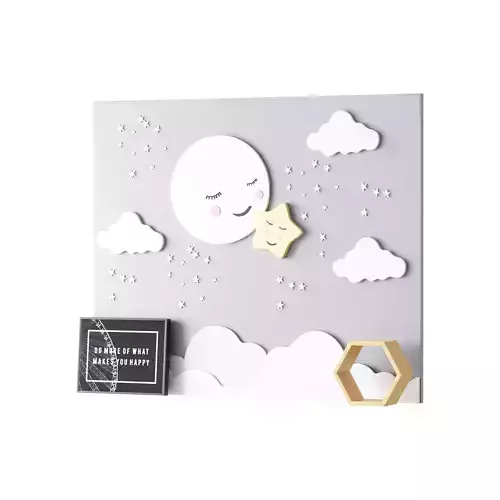 Decorative wall panel for children 02