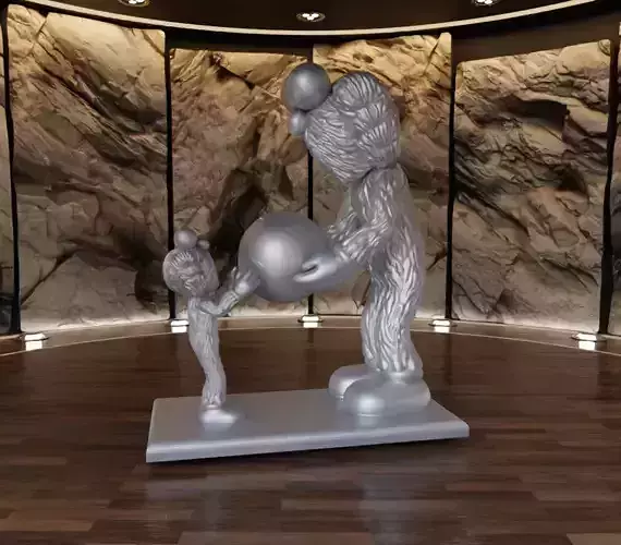 Kaws The Promise BFF Version Fan Art Toy 