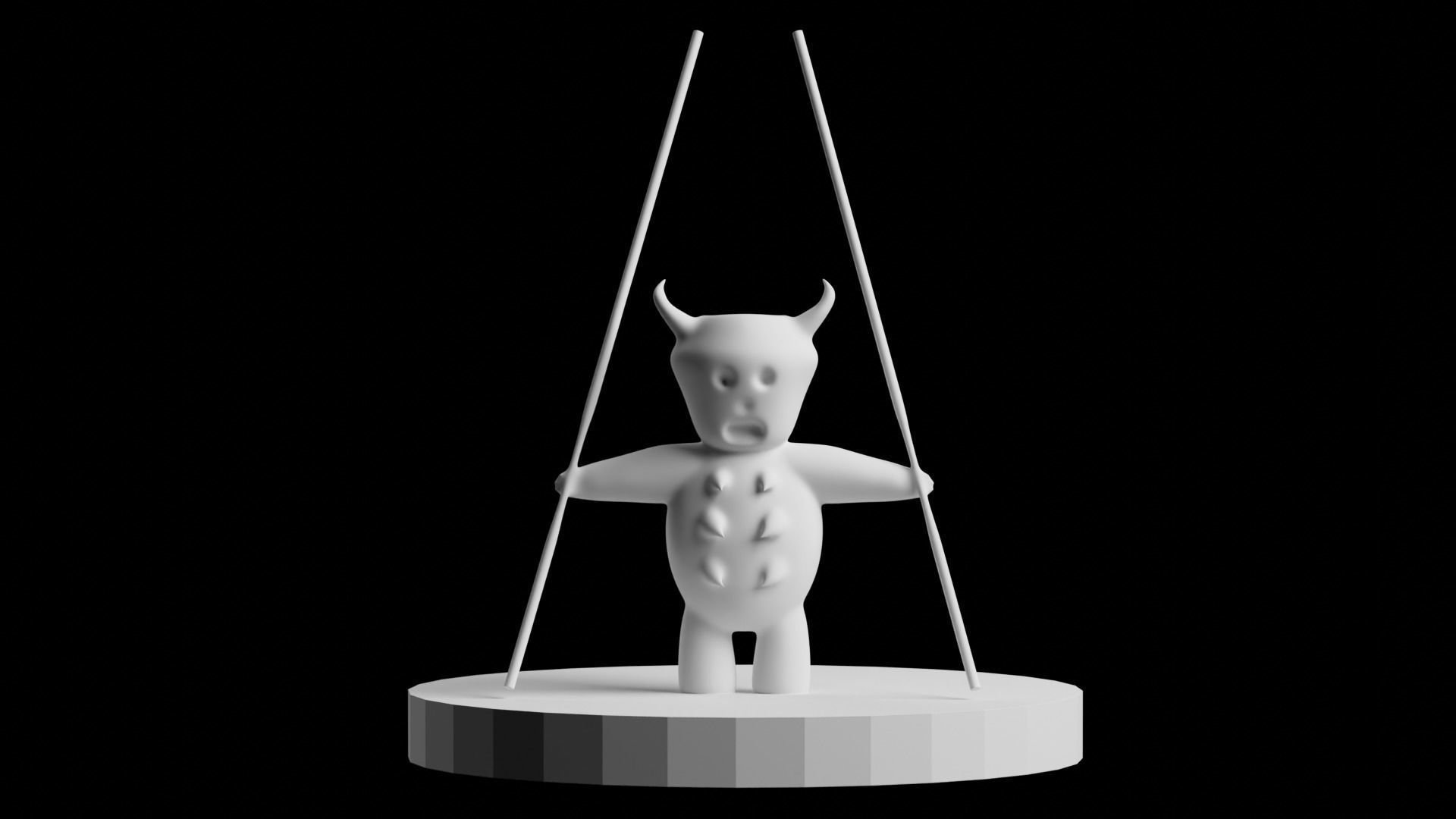 POT MONSTER 3D print model_9