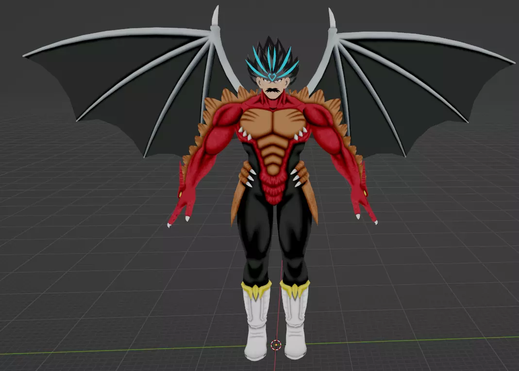 baran devil mod Low-poly 3D model
