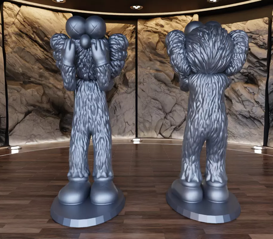 Kaws Holiday UK BFF Version Fan Art Toy 3D print model