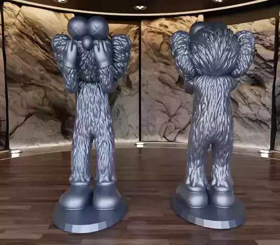 Kaws Holiday UK BFF Version Fan Art Toy 