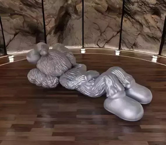 Kaws Holiday Japan BFF Version Fan Art Toy 