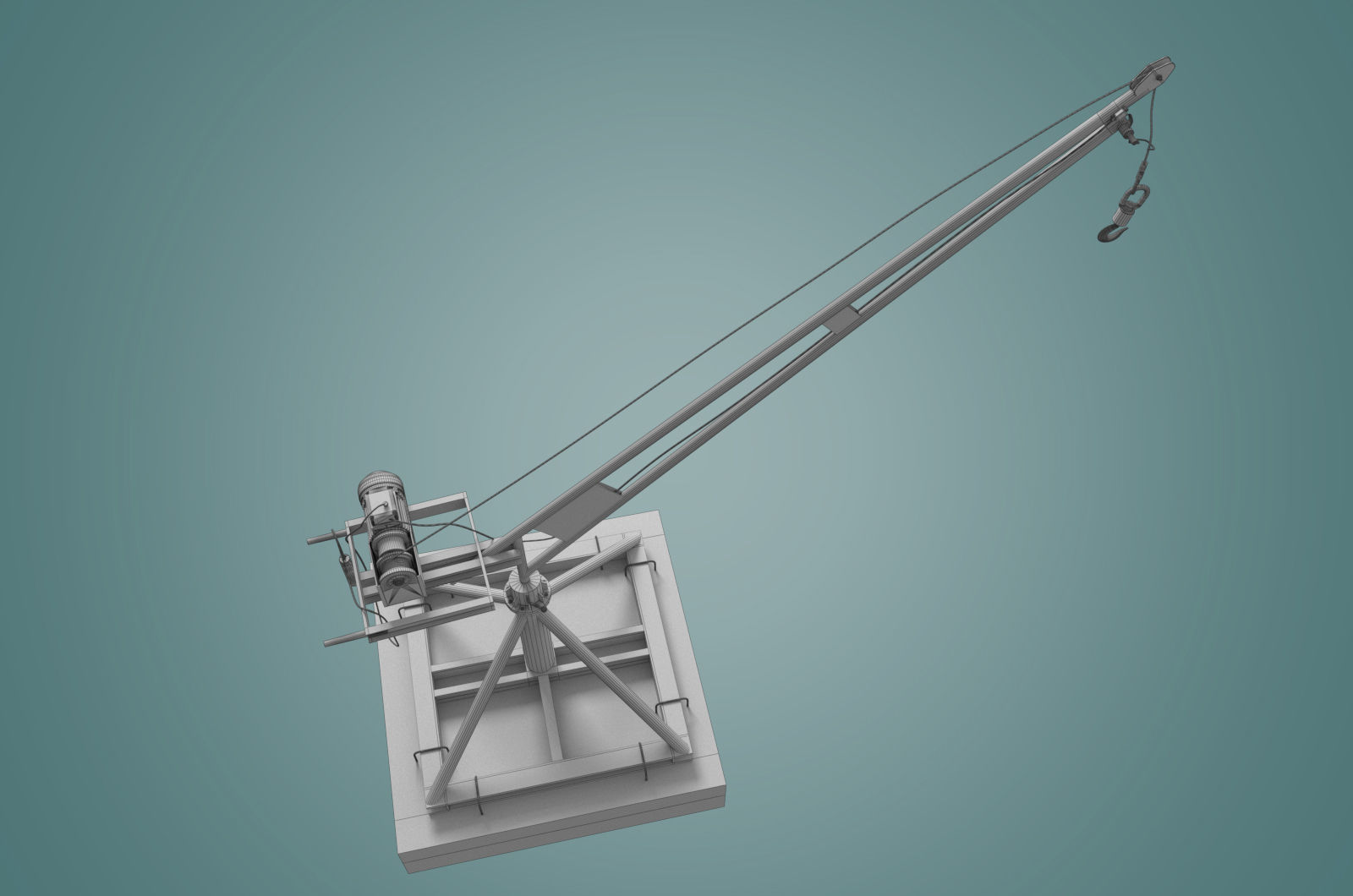 small crane 3D model_13