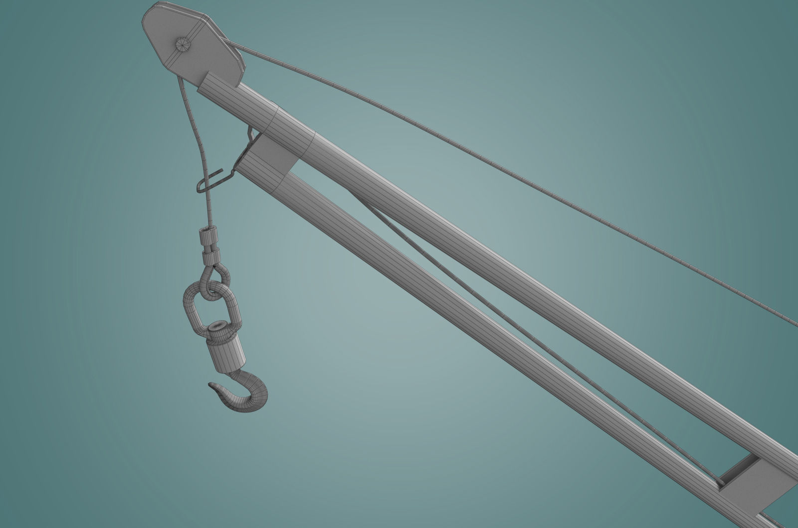 small crane 3D model_19