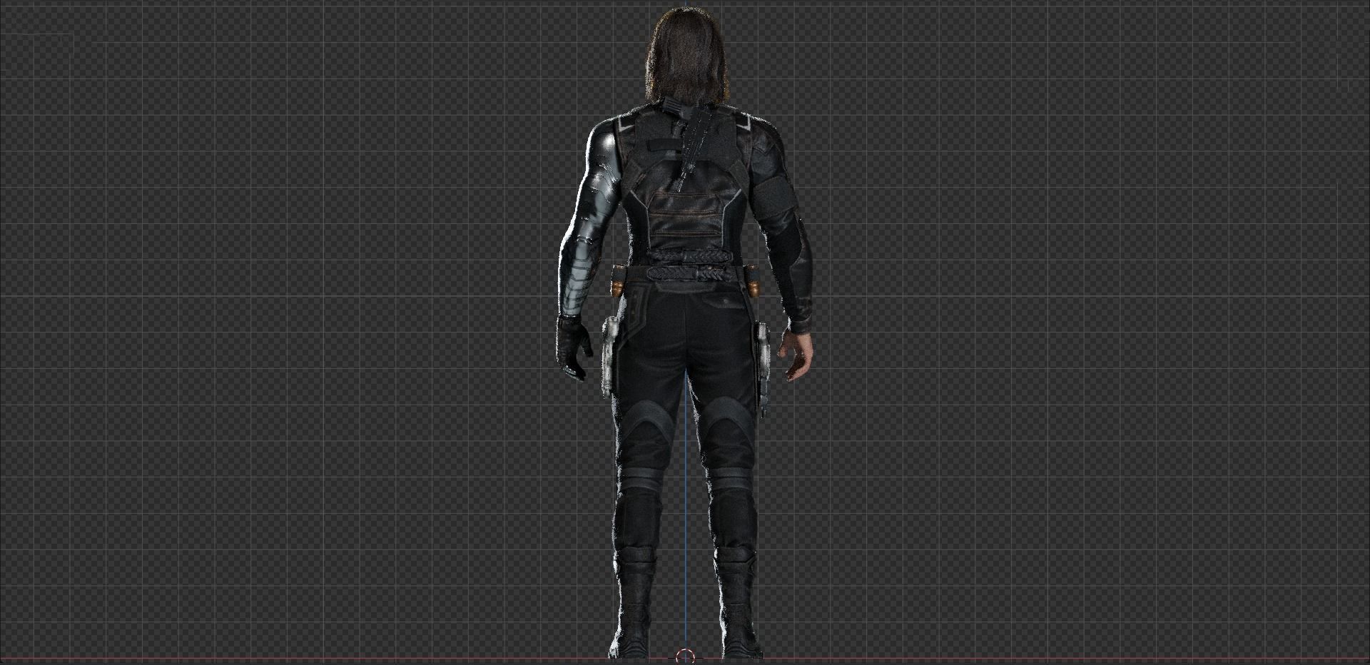 The Winter Soldier from CATWS 3D model_13