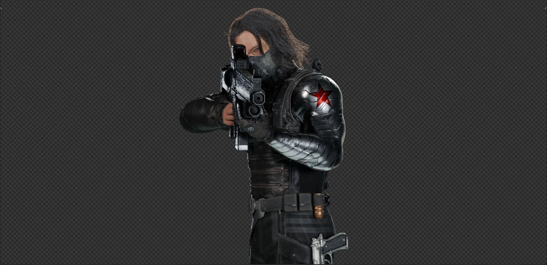 The Winter Soldier from CATWS 3D model_20
