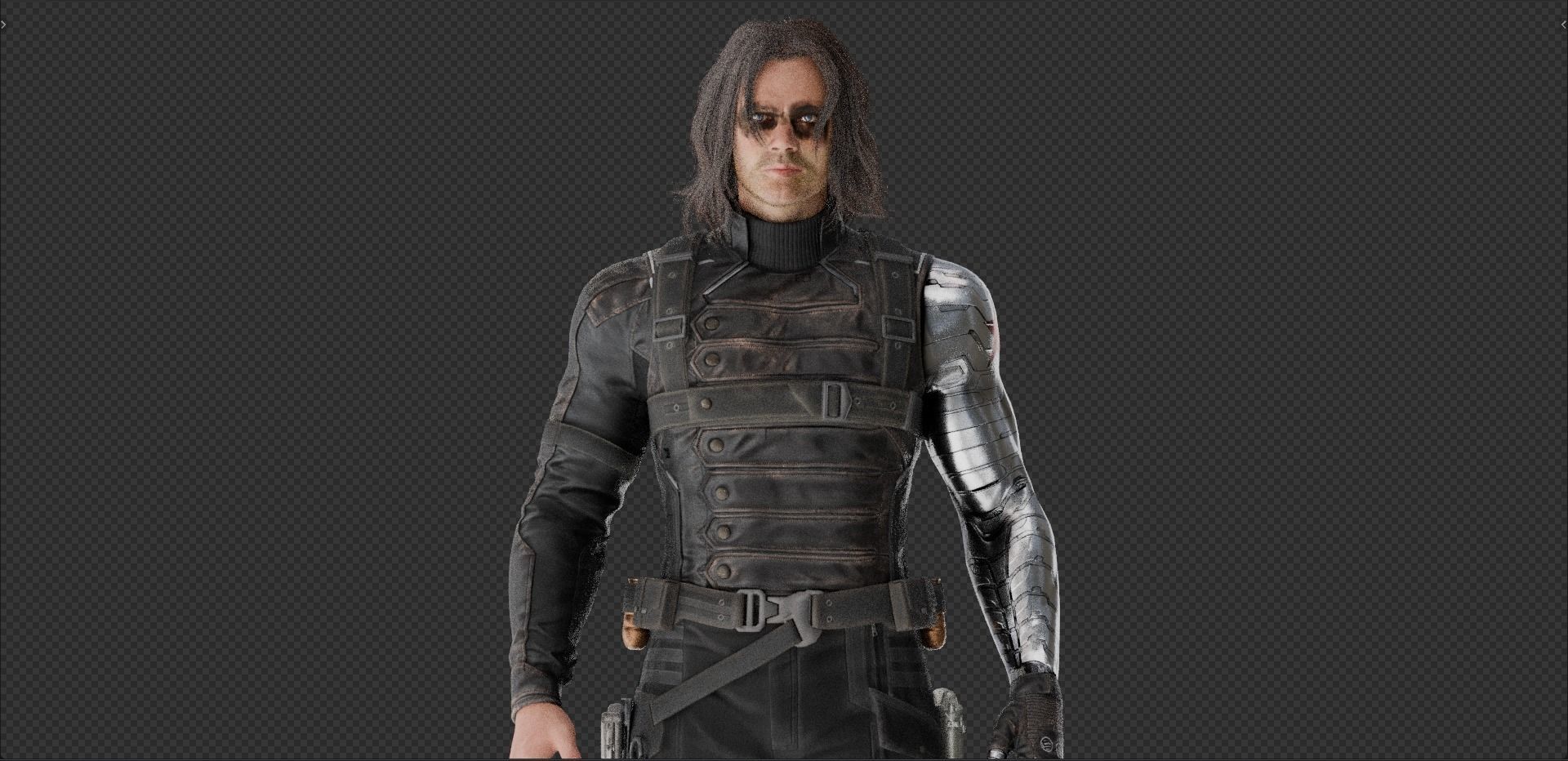 The Winter Soldier from CATWS 3D model_8