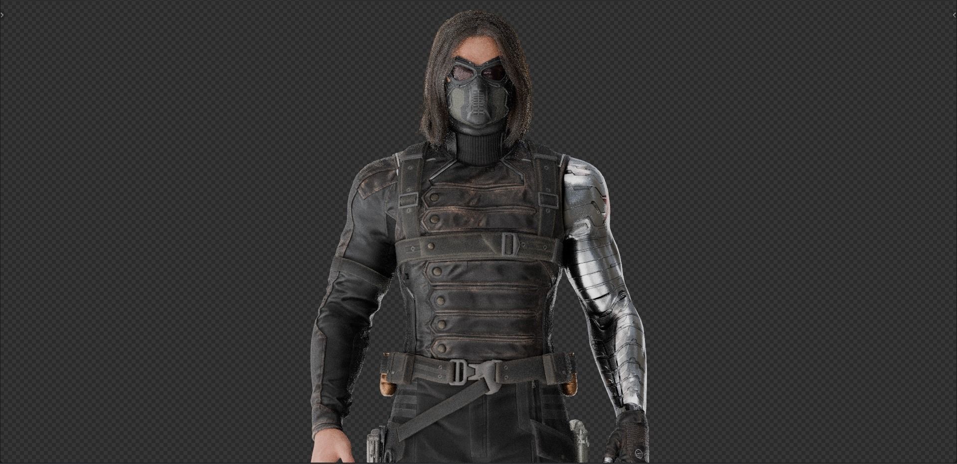 The Winter Soldier from CATWS 3D model_6