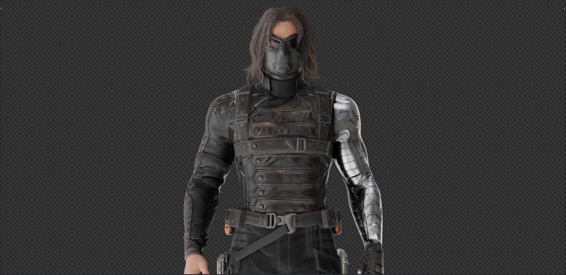 The Winter Soldier from CATWS 3D model_2