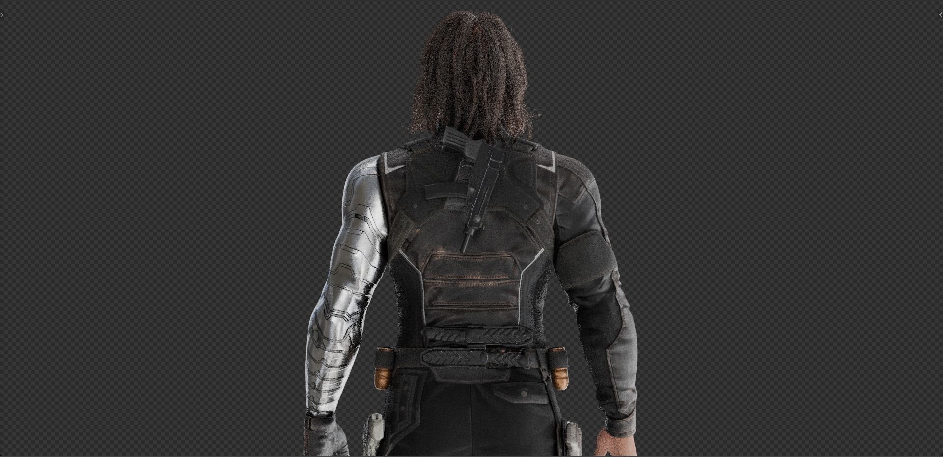 The Winter Soldier from CATWS 3D model_10