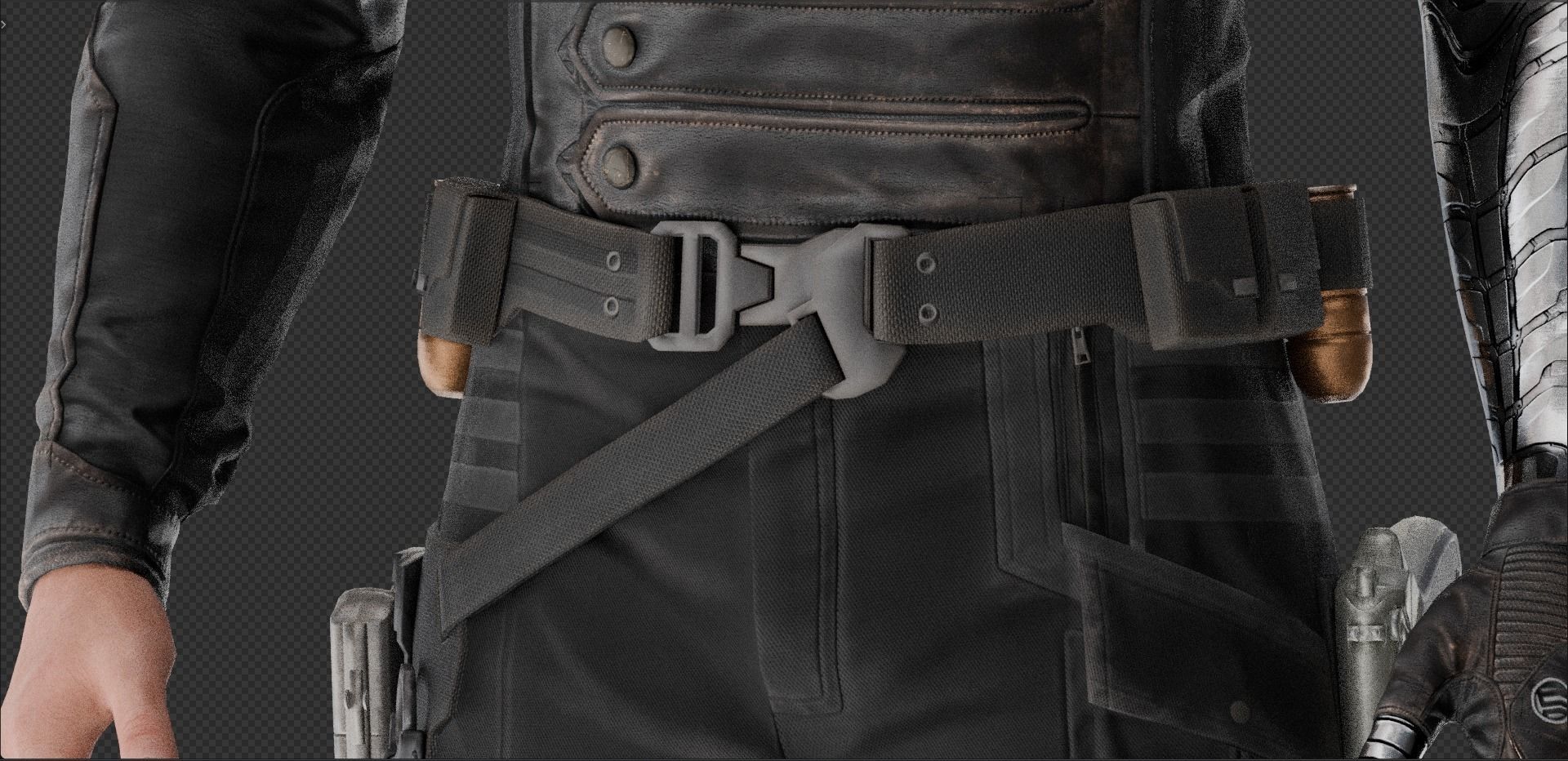 The Winter Soldier from CATWS 3D model_15