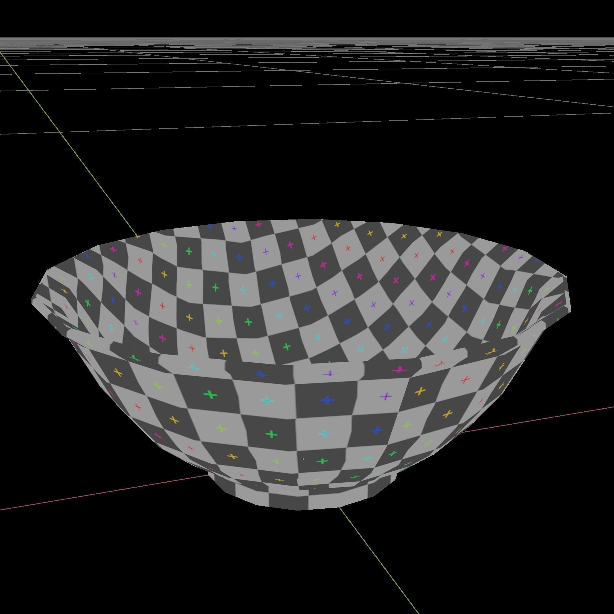 Porcelain Bowl Low-poly 3D model_2