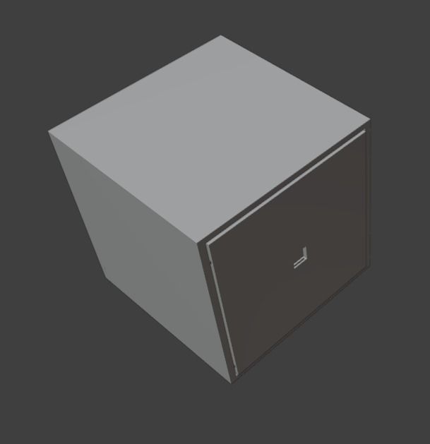 The Cube PIP hiding box Free 3D print model_1