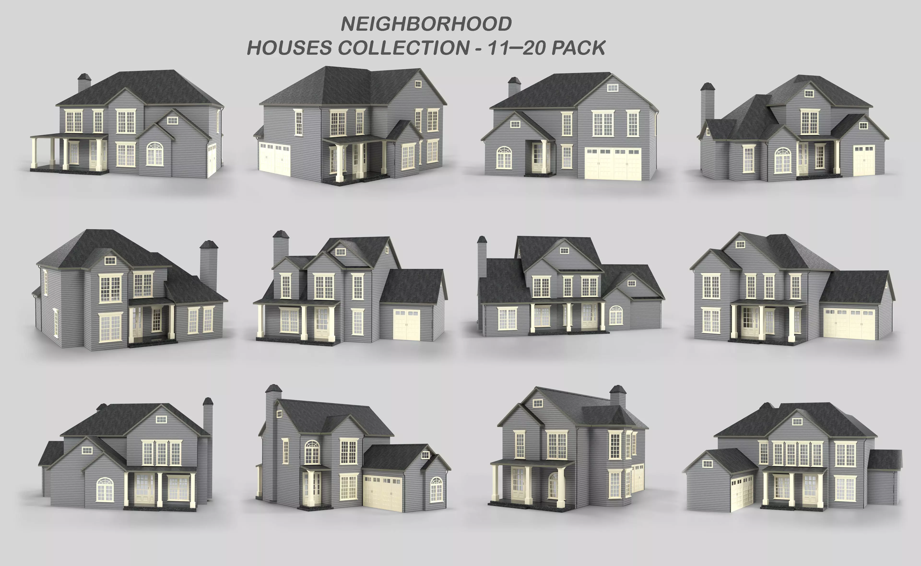 British House Design Collection 11-20 Pack T2 _0