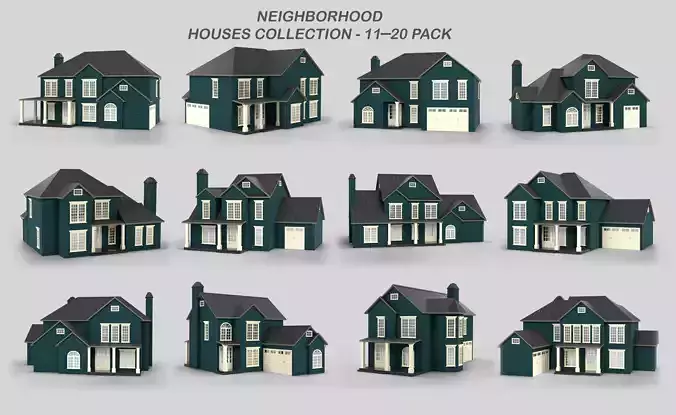 British House Design Collection 11-20 Pack T3