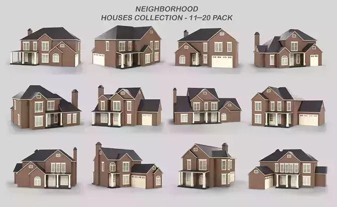 British House Design Collection 11-20 Pack T4 