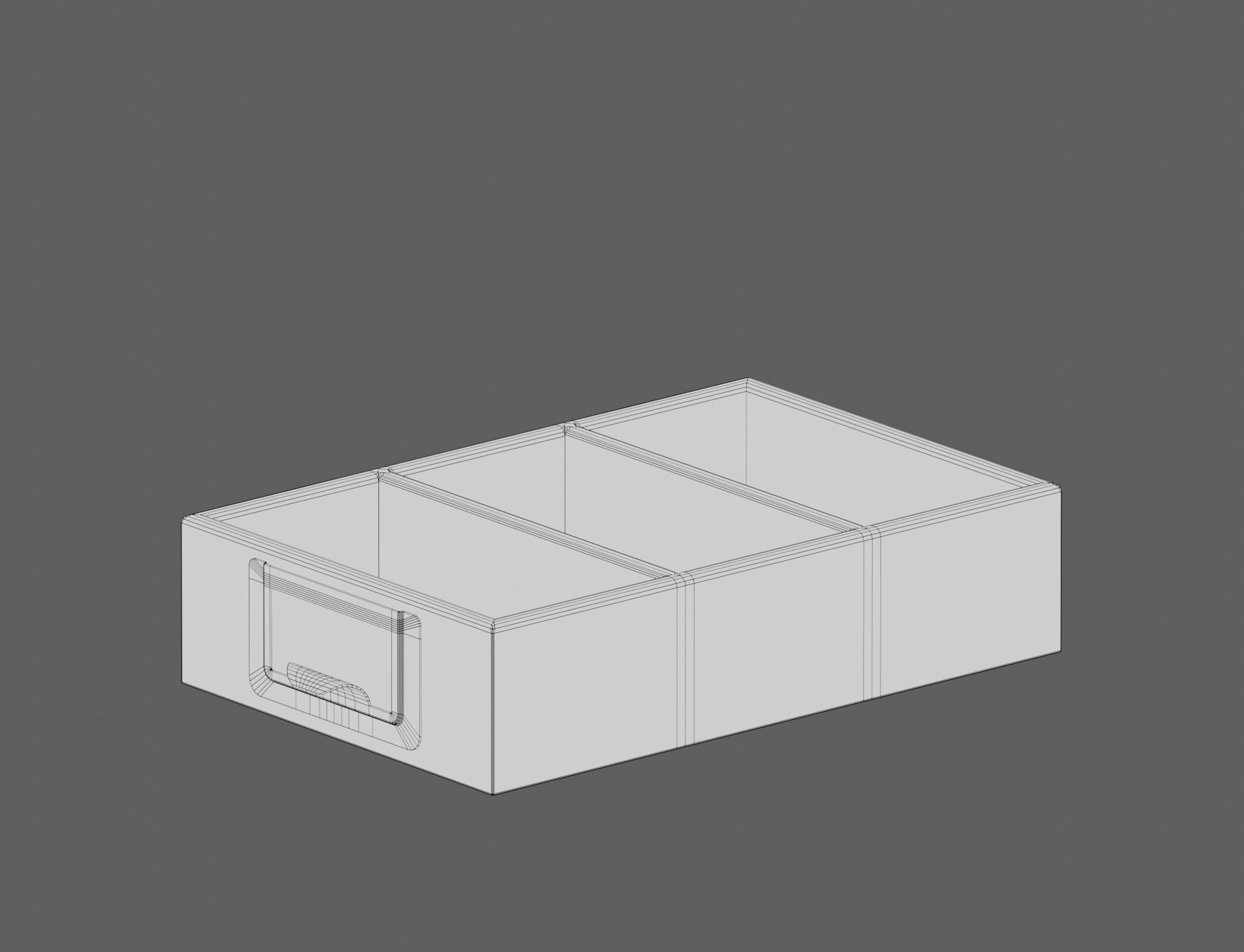 Wood Shelf Photo Frame Steel Bracket Sculpture Box Bowl Top Tiki Low-poly 3D model_20