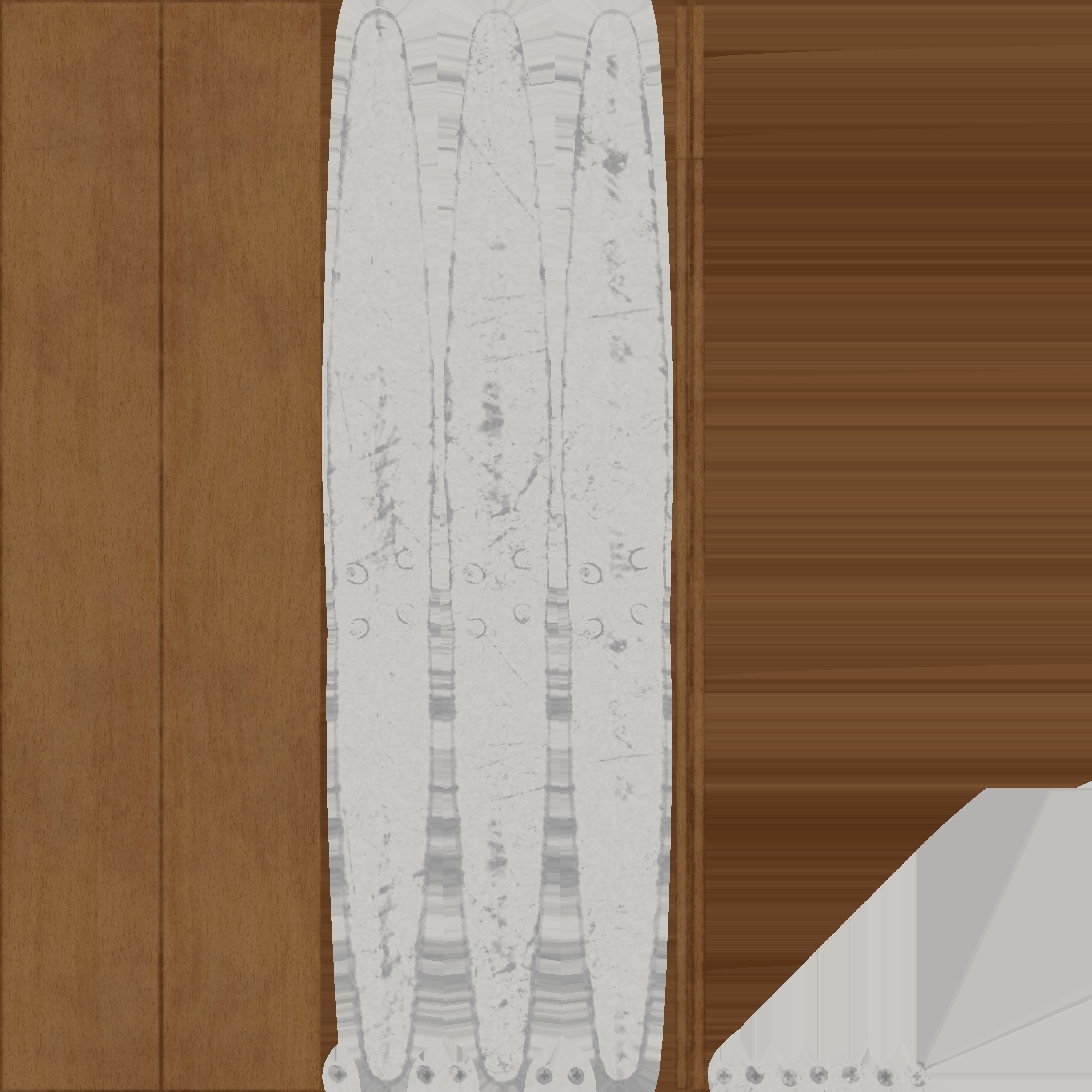 Wood Shelf Photo Frame Steel Bracket Sculpture Box Bowl Top Tiki Low-poly 3D model_22