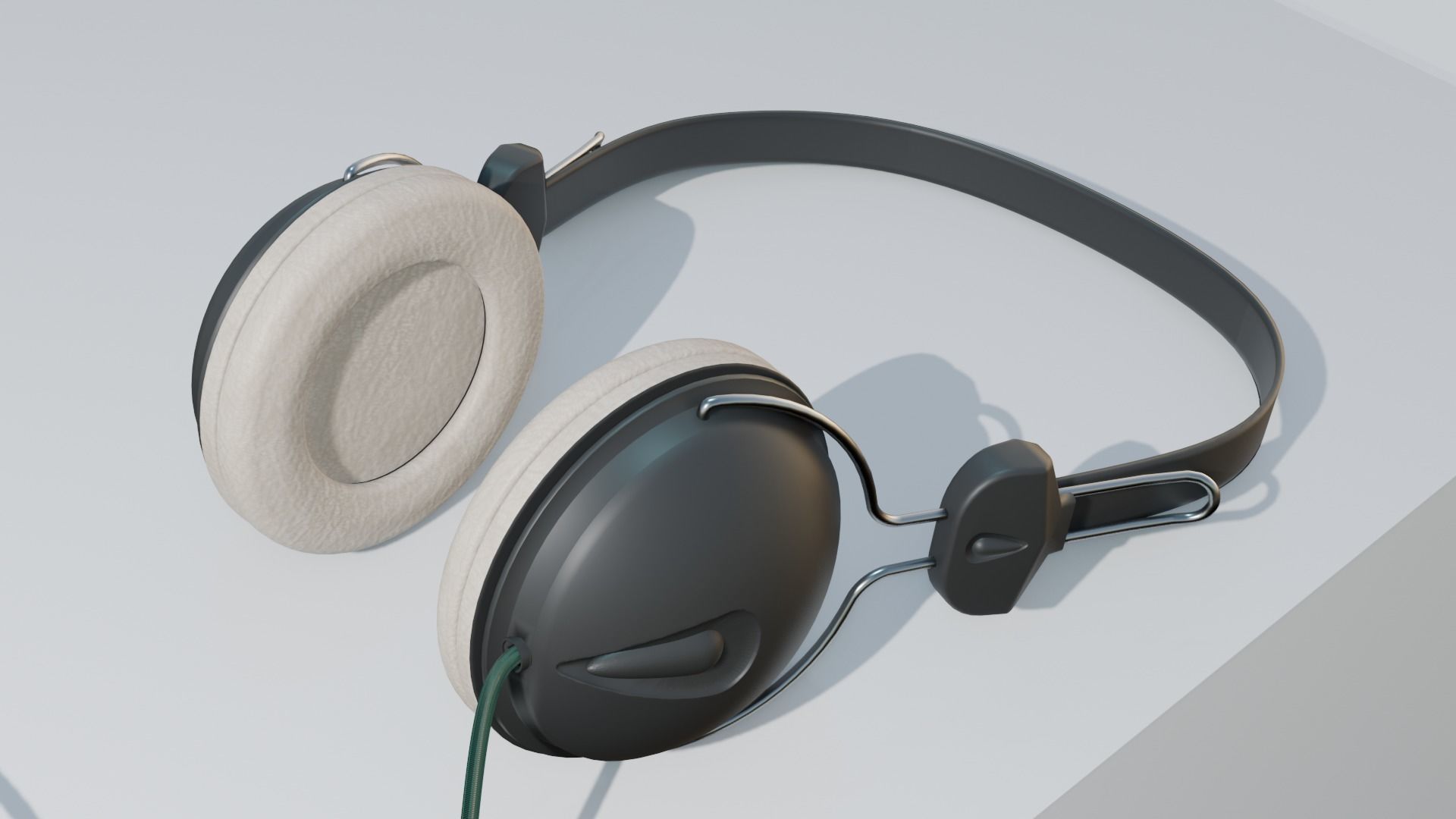 Headphones 3D model_4